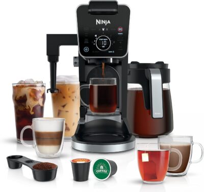 Ninja DualBrew Pro Coffee Maker CFP301 – K-Cup Pod Compatible & 12-Cup Drip Coffee Machine with Specialty Brew, Single Serve & Full Carafe, Built-in Paper Filter System